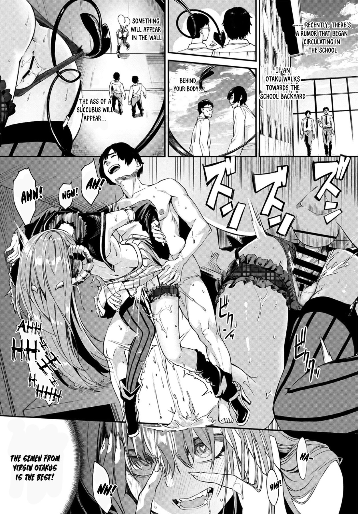 Hentai Manga Comic-The Hungry Succubus' Feeding Day-Read-22